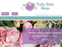 Tablet Screenshot of prettypetalsdesign.com